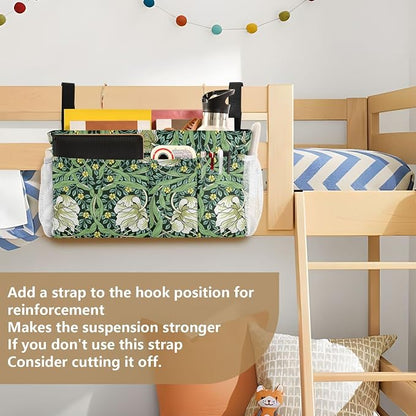 Bedside Caddy for Dorm Bed Bedside Hanging Caddy Bag Iron Frame Storage - Image 6