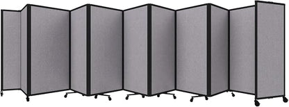 Versare Room Divider 360 Portable Wall Partition | Folding Panels | Large by VERSARE