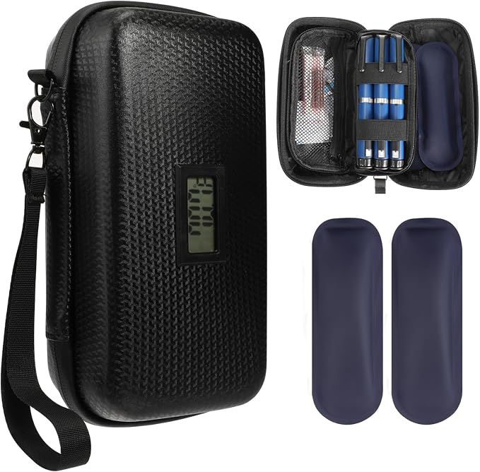 Insulin Cooler Travel Case Diabetic Medication Insulated Cooling Organizer by LAOJU
