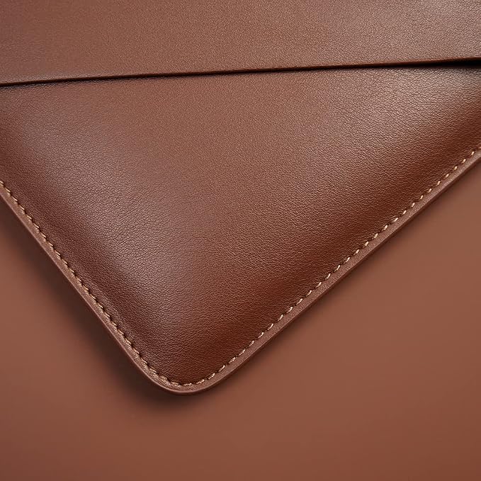 PU Leather Laptop Sleeve 13 Inch Compatible - Image 6