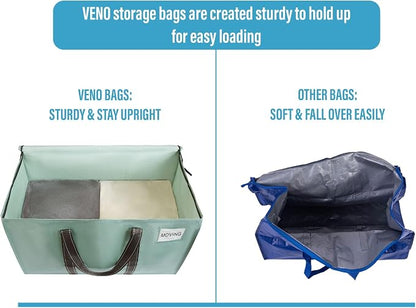 VENO 4 Pack Moving Bags and Large Christmas Storage Bins - Image 4