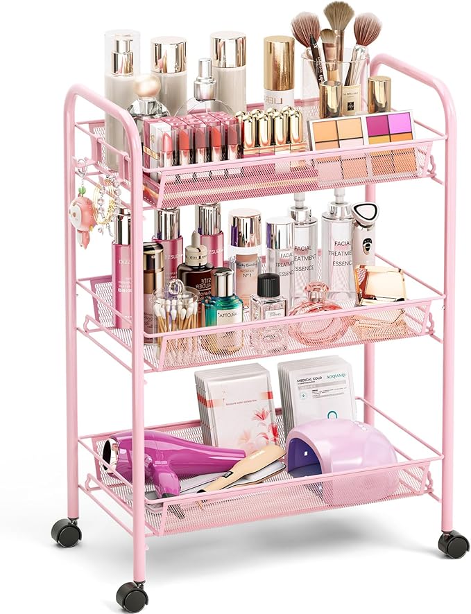 TOOLF 3 Tier Rolling Utility Cart by TOOLF