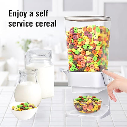 Cereal Dispenser Countertop 2 Pack 5.5 Qt Large Cereal Storage Container Holder - Image 5