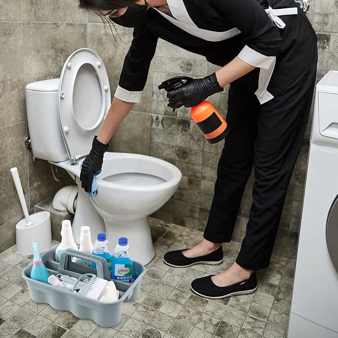 Plastic Cleaning Tote Caddy, Plastic Caddy - Image 4