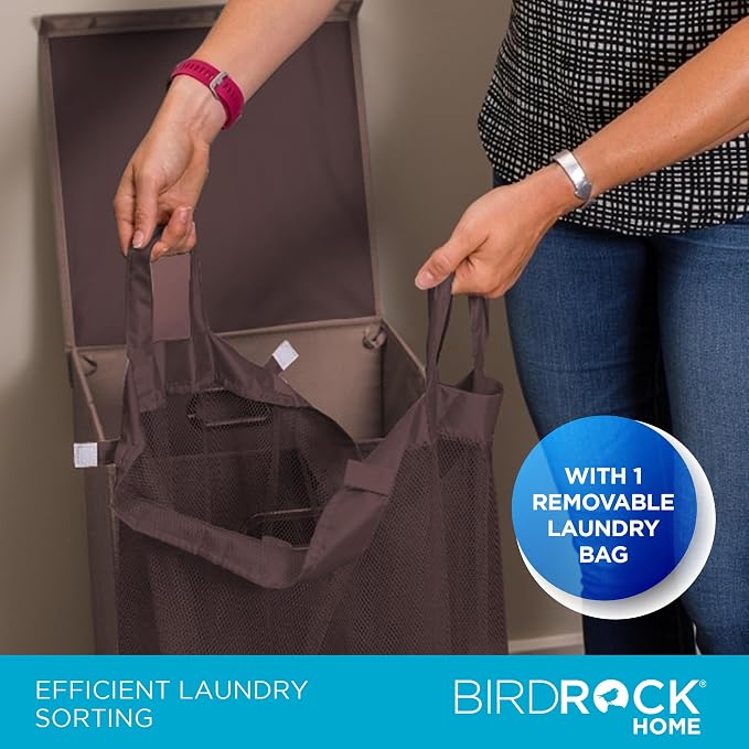 BIRDROCK HOME Single Laundry Hamper - Image 5
