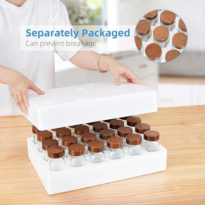 Yangbaga 14Pcs Glass Spice Jars - Image 7