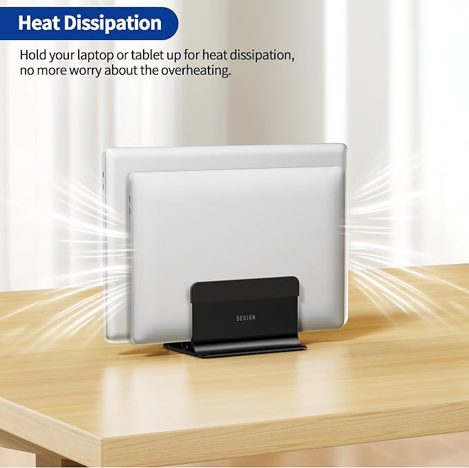 BESIGN LS13 Vertical Laptop Stand Holder - Image 6