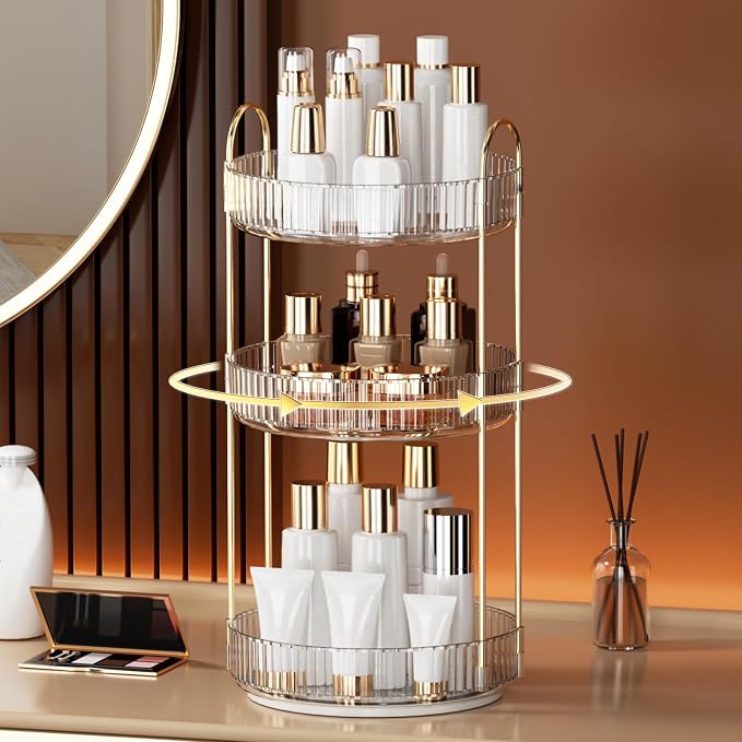 YCIA&DONE 360 Rotating Makeup Organizer and Storage - Image 6