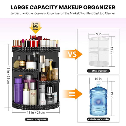 360 Degree Rotating Makeup Organizer - Image 3