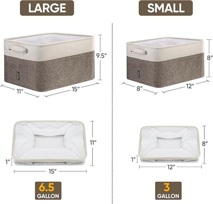 BALEINE 4 Pack Fabric Storage Bins - Image 2