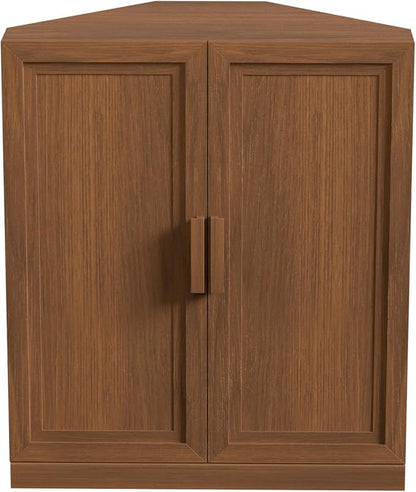 Casaphoria Farmhouse Corner Cabinet, Wooden Corner Storage Cabinet - Image 7