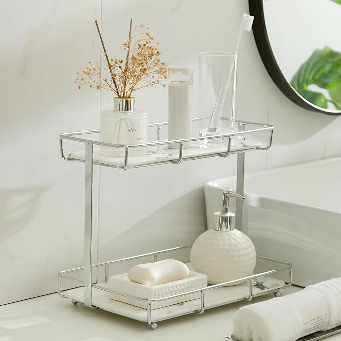 Bathroom Organizer Countertop Perfume Organizer Makeup Organizer Cosmetics by Dobbyby