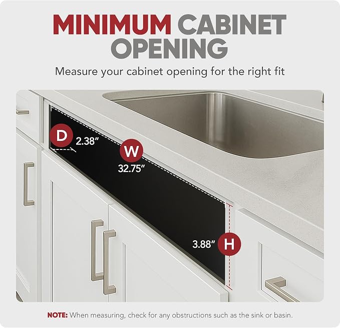 Rev-A-Shelf 30" Tip-Out Plastic Sink Tray - Image 4