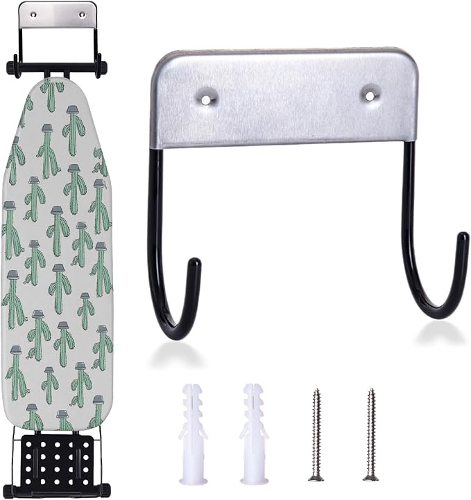 Ironing Board Hanger Wall Mount, Ironing Board Holder - Image 2