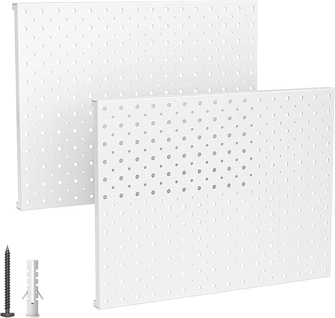 EVERHANGER Metal Pegboard Panels, Heavy Duty Pegboard Wall Organizer, Garage by EVERHANGER