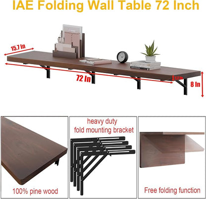 IAE Wall Mounted Folding Table - Image 3