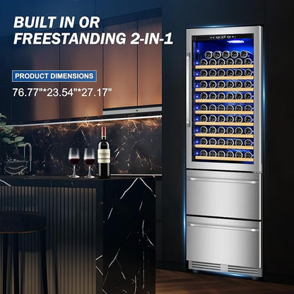 24 Inch Wide Wine and Beverage Refrigerator - Image 6