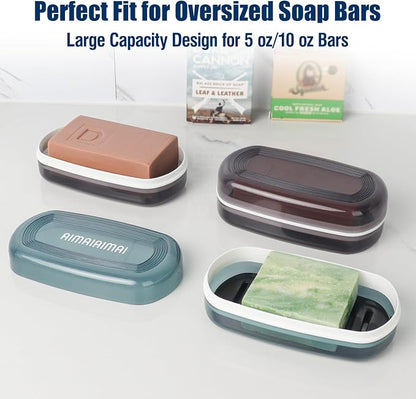 Shampoo Bar Holder Travel Case for Two Bars – Compatible - Image 3