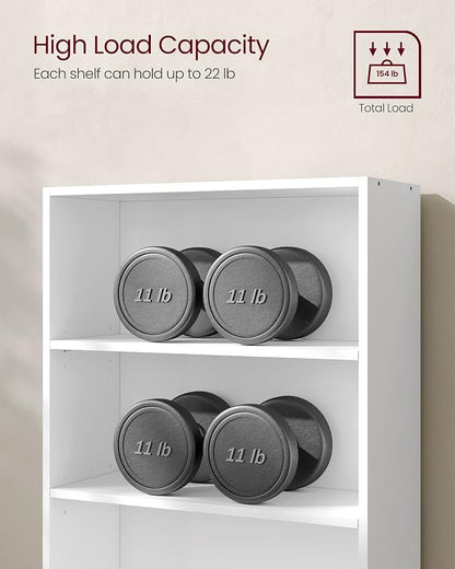 VASAGLE Set of 2 Bookshelves, 23.6 Inches Wide, 6-Tier Open Bookcases - Image 9