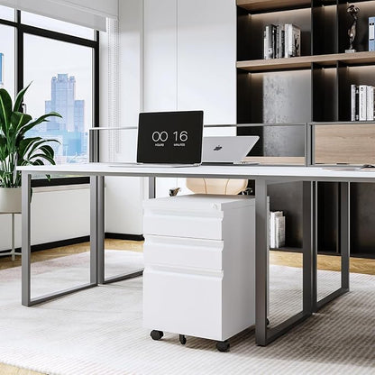 Letaya 3 Drawer Mobile File Cabinet - Image 2