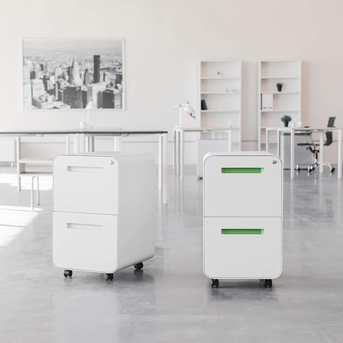 Laura Davidson Furniture Stockpile 2-Drawer Modern Mobile File Cabinet - Image 2