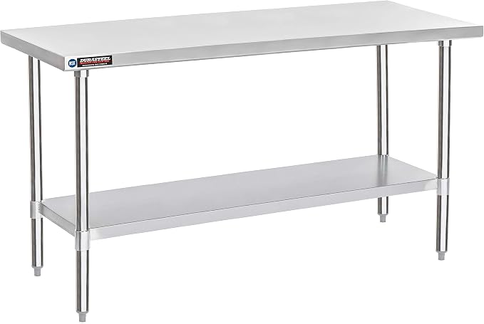 DuraSteel 30x72 Stainless Steel Prep Table by DuraSteel
