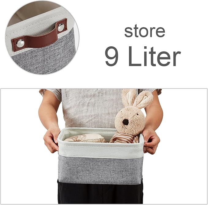 DECOMOMO Small Storage Basket, Closet Storage Bins, Baskets - Image 6