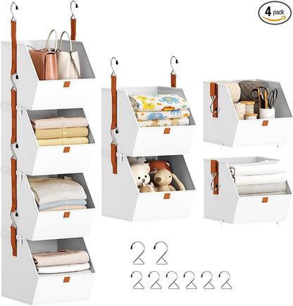 Hanging Closet Organizer 4 Tier by Homsorout