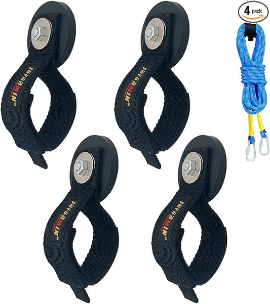 Heavy Duty Magnetic Hook, Magnetic Tool Holder, Magnetic Garage Hooks, by Juformin