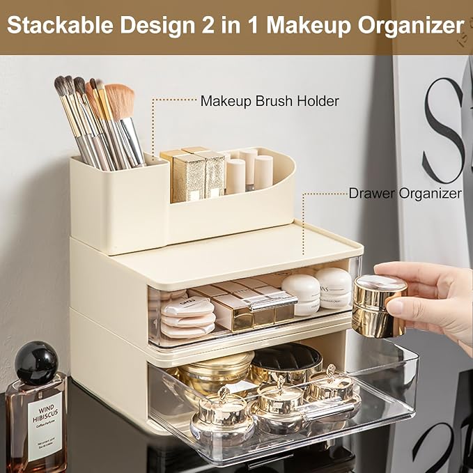 DASITON Makeup Organizer for Vanity - Image 2