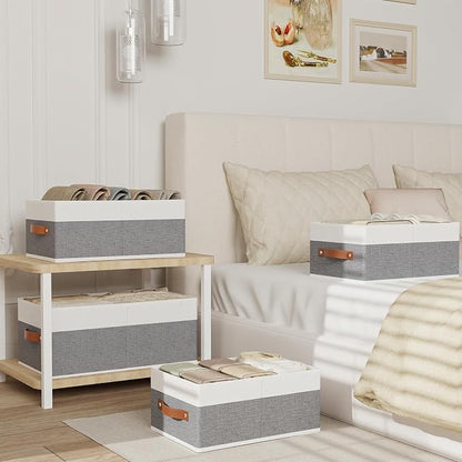 Fabric Clothing Storage Boxes, Storage Baskets - Image 3