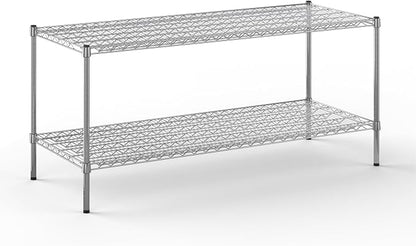 24" Deep x 60" Wide x 27" Height Wire Shelving Kit | 2-Tier | NSF Commercial by Regal+Altair