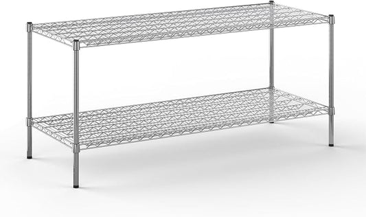24" Deep x 60" Wide x 27" Height Wire Shelving Kit | 2-Tier | NSF Commercial by Regal+Altair