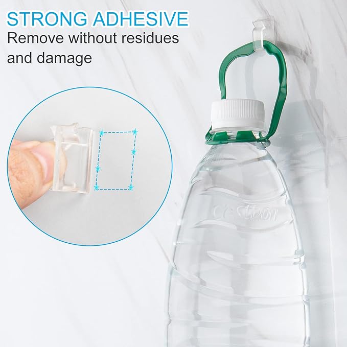 Adhesive Cable Clips Cord Organizer Clear, Outdoor Light Clips - Image 3