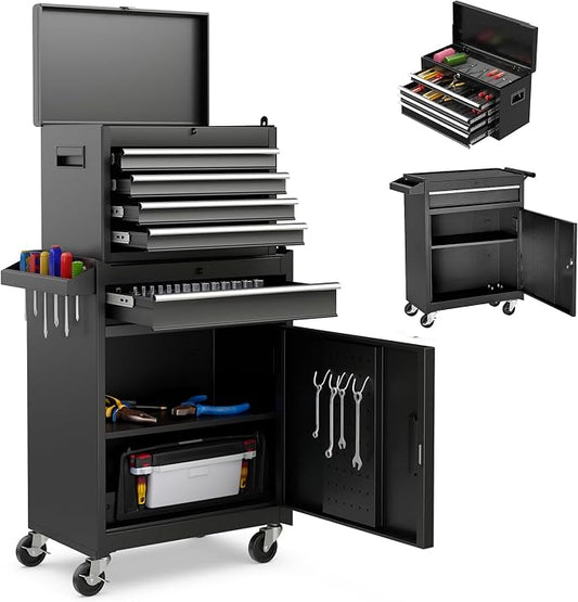 5-Drawer Rolling Tool Storage Chest Cabinet by Flieghund