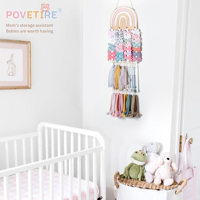 POVETIRE Headband Holder Bow Holder - Image 4