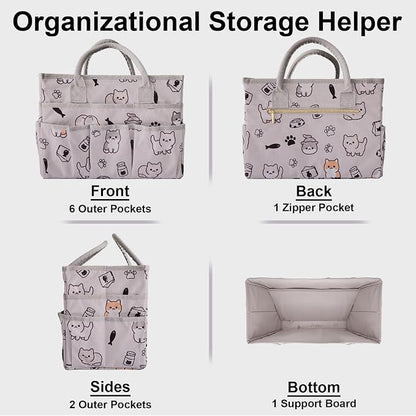 Cupohus Art Organizer Craft Storage Tote Bag - Image 4