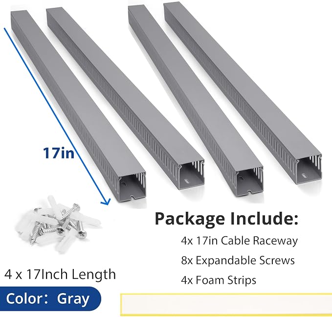 68in Professional Server Rack Cable Management Raceway, H2.4 x W2in Large - Image 3