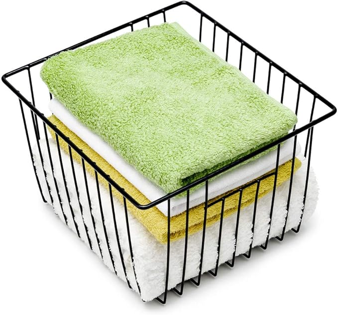 Slideep Refrigerator Freezer Organizer Wire Storage Basket, Farmhouse Food Wire - Image 4