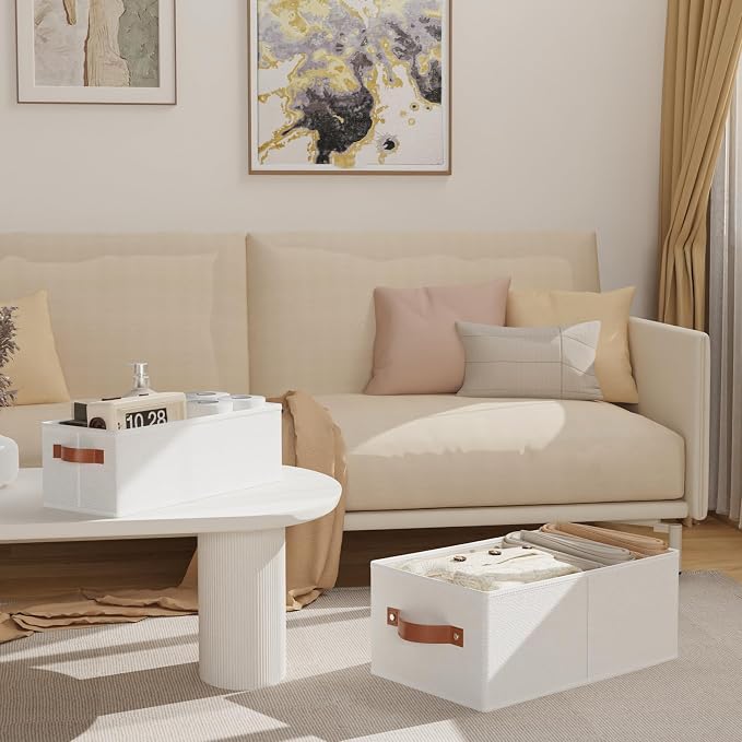 OUTBROS Fabric Storage Boxes, Foldable Bins - Image 7