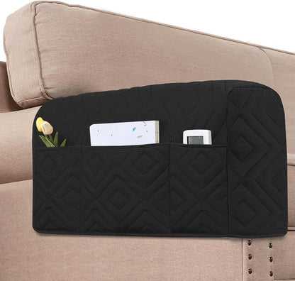 H.VERSAILTEX Armrest Covers for Sofa Water Resistant Couch Arm Covers Remote by HVERSAILTEX