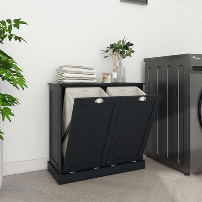 Tilt Out Laundry Hamper Cabinet - Image 5