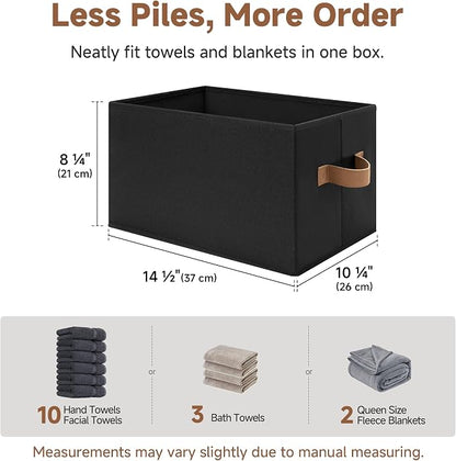 StorageWorks Storage Baskets for Shelves, Foldable Fabric Closet Storage Bins - Image 4