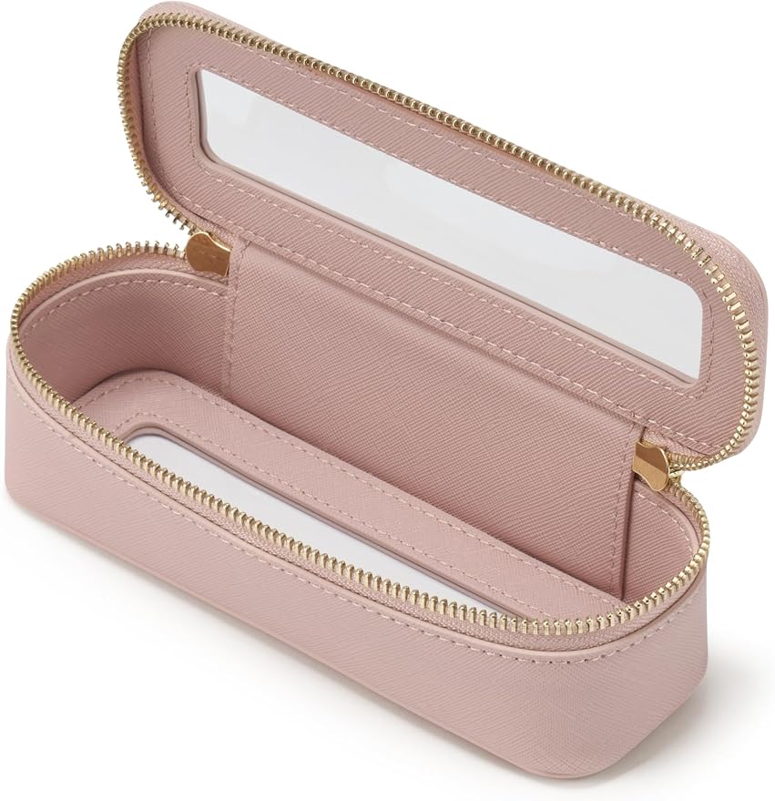 Popvibe Clear Makeup Bag Travel Cosmetic Case Transparent Toiletry Bag by POPVIBE