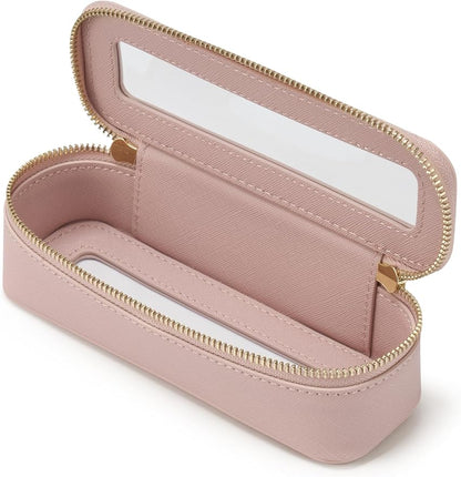 Popvibe Clear Makeup Bag Travel Cosmetic Case Transparent Toiletry Bag by POPVIBE