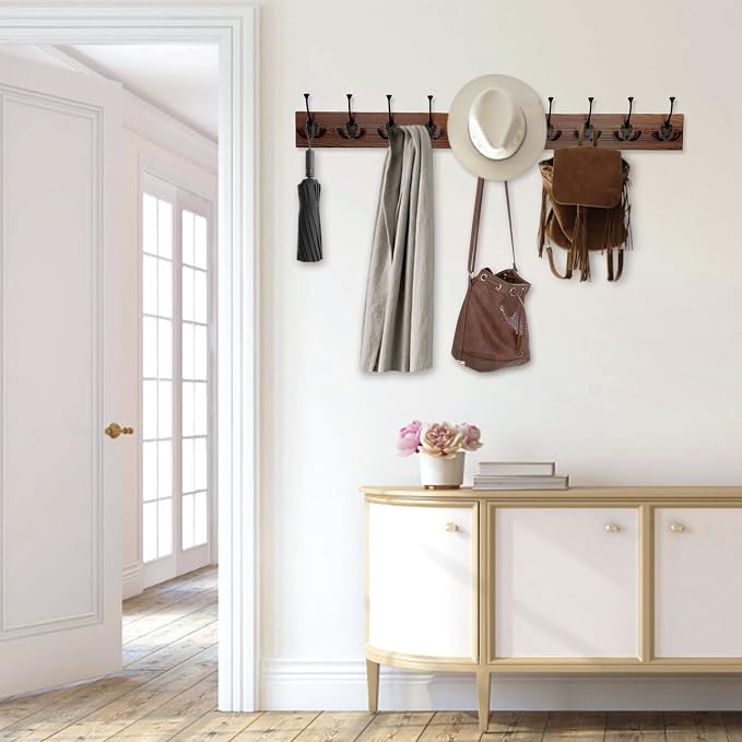IBosins 34'' Coat Rack Wall Mount - Image 7