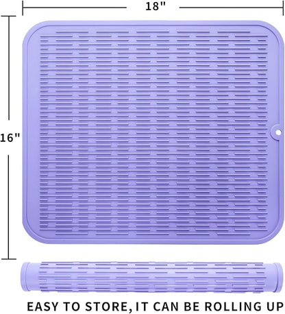 Silicone Dish Drying Mat for Multiple Usage, Easy clean, Eco-friendly, - Image 2