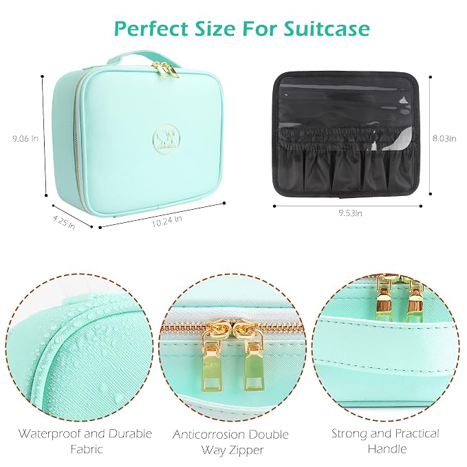 MOMIRA Travel Makeup Bag Cosmetic Bag Makeup Organizer Bag - Image 2
