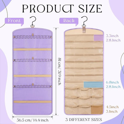 2 Pack Hanging Jewelry Organizer Storage - Image 2
