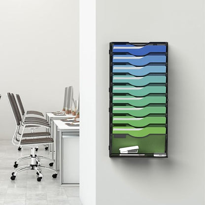 Kuntine.B Wall File Organizer Office Hanging Magazine Holder Wall File Organizer - Image 6